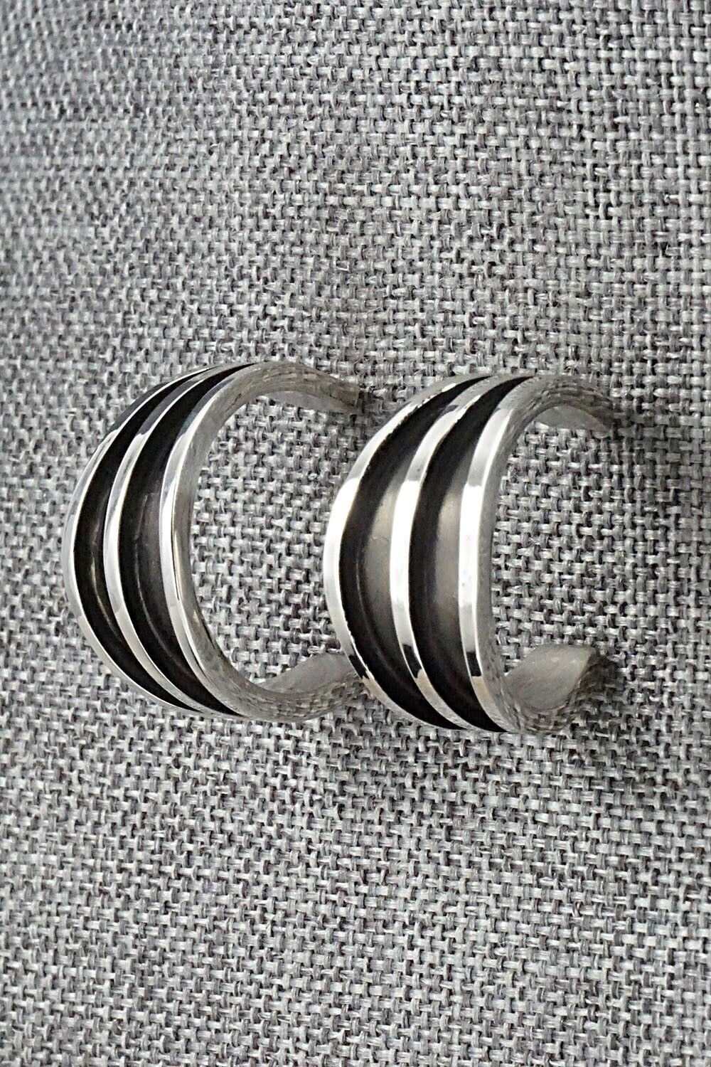 Sterling Silver Hoop Earrings - Tom Hawk