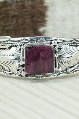 Spiny Oyster & Sterling Silver Bracelet - Darrell Morgan