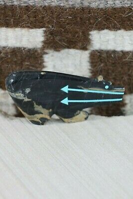Bear Zuni Fetish Carving - Bernard Laiwakete - High Lonesome Trading