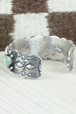 Turquoise & Sterling Silver Bracelet - Shawn Cayatineto