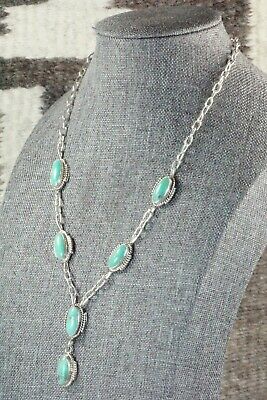 Turquoise & Sterling Silver Necklace - Jan Mariano