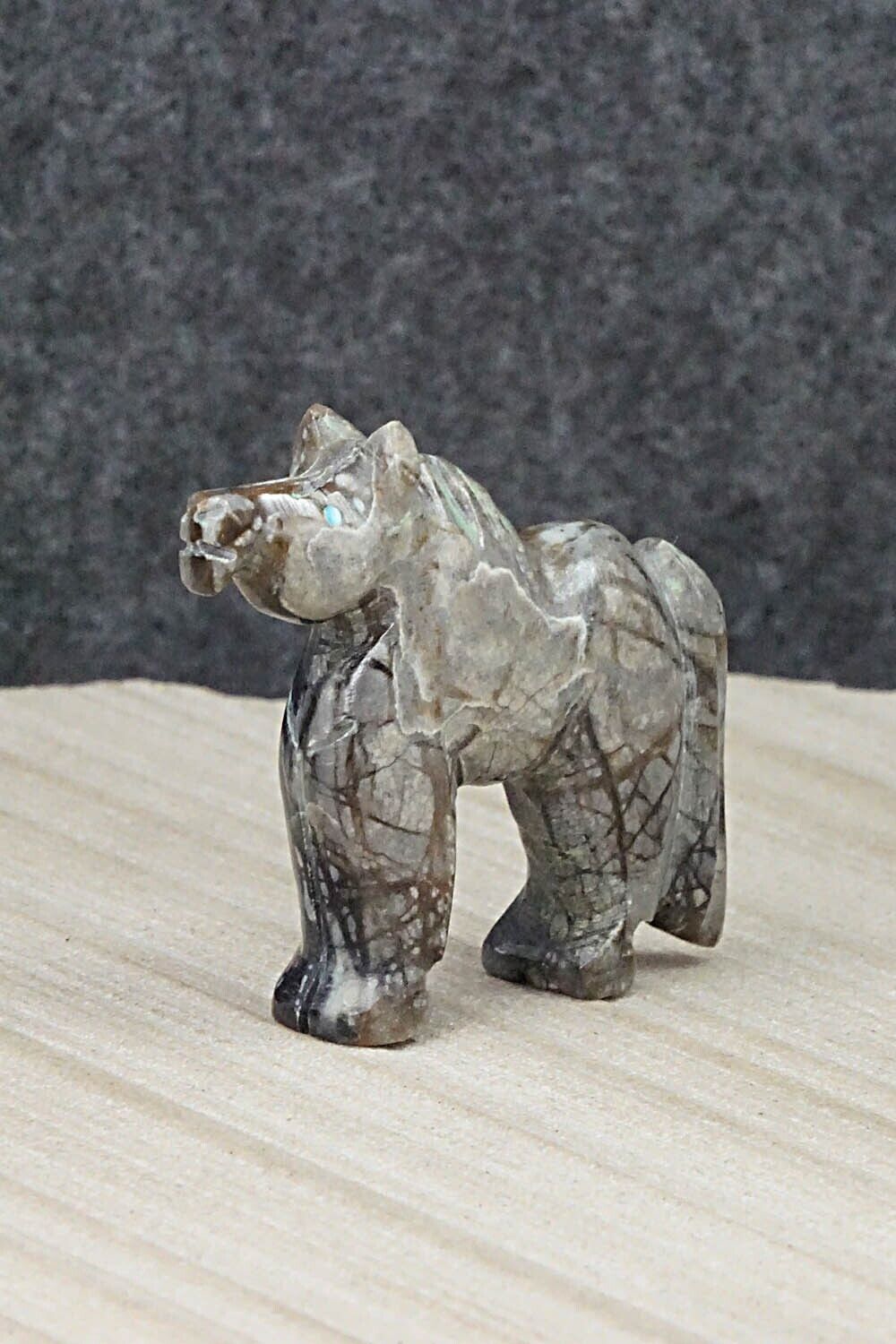 Horse Navajo Fetish Carving - Albert Livingston