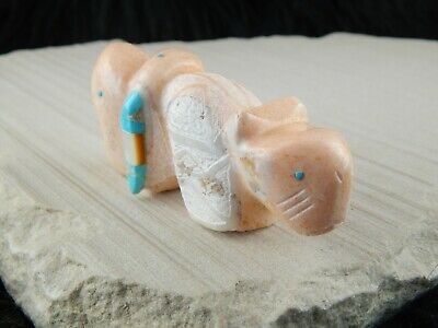 Lion Zuni Fetish Carving - Brandon Phillips - High Lonesome Trading