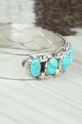 Turquoise & Sterling Silver Bracelet - Darlene Begay