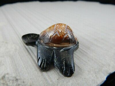 Turtle Zuni Fetish Carving - Fabian Homer - High Lonesome Trading
