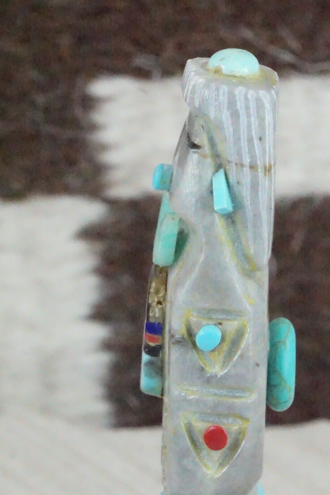 Corn Maiden Zuni Fetish Carving - Roger Shebola