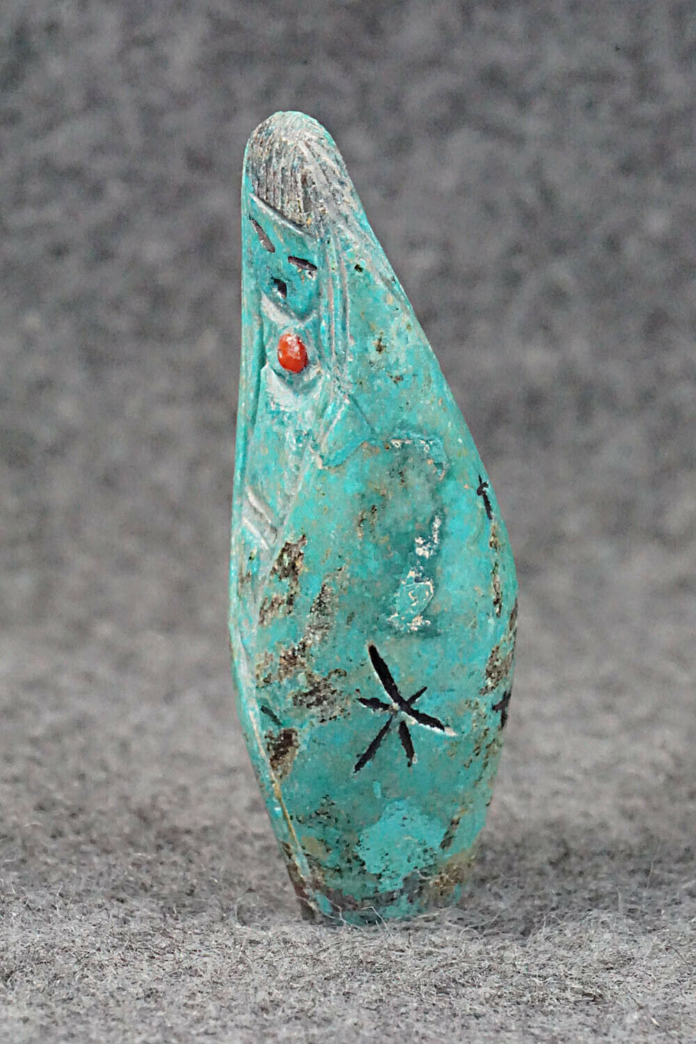 Corn Maiden Zuni Fetish Carving - Sandra Quandelacy