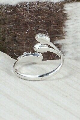 Coral & Sterling Silver Ring - Harris Largo - 9.5