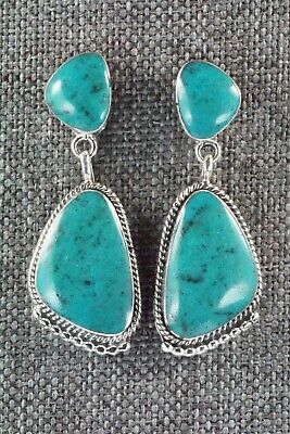 Turquoise and Sterling Silver Earrings - Sadie Jim