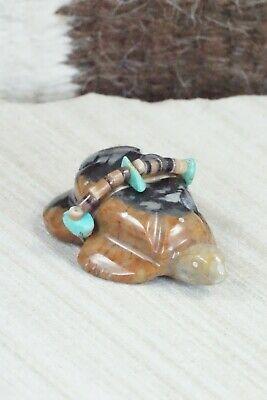 Turtle Zuni Fetish Carving - Daisy Natewa - High Lonesome Trading