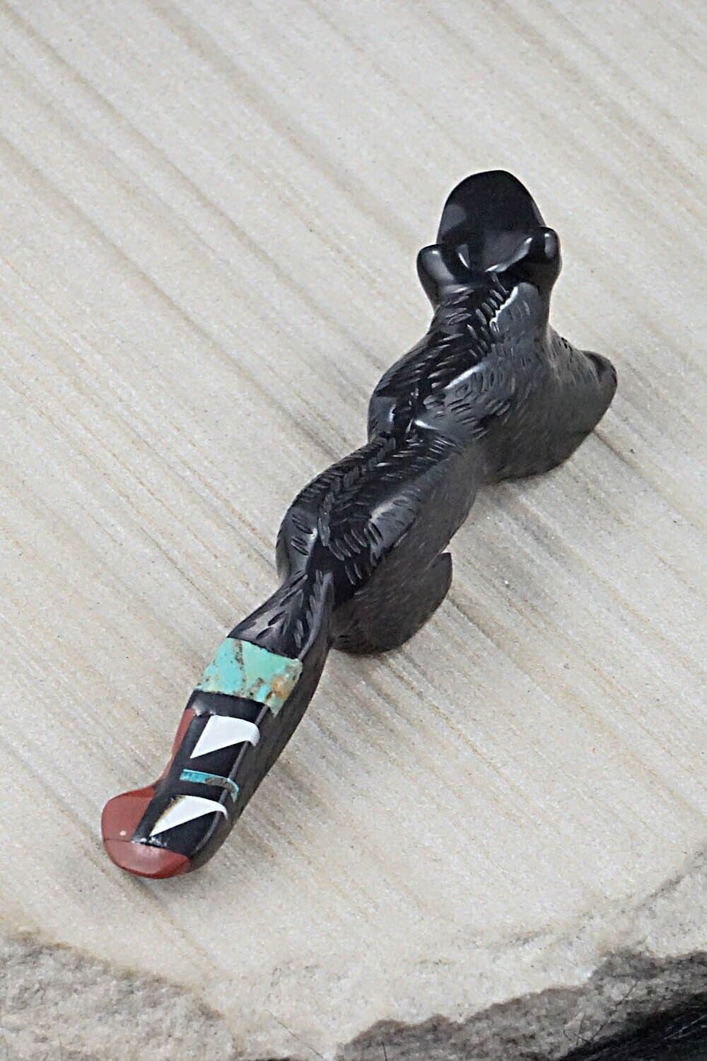Mountain Lion Zuni Fetish Carving - Steven Natachu