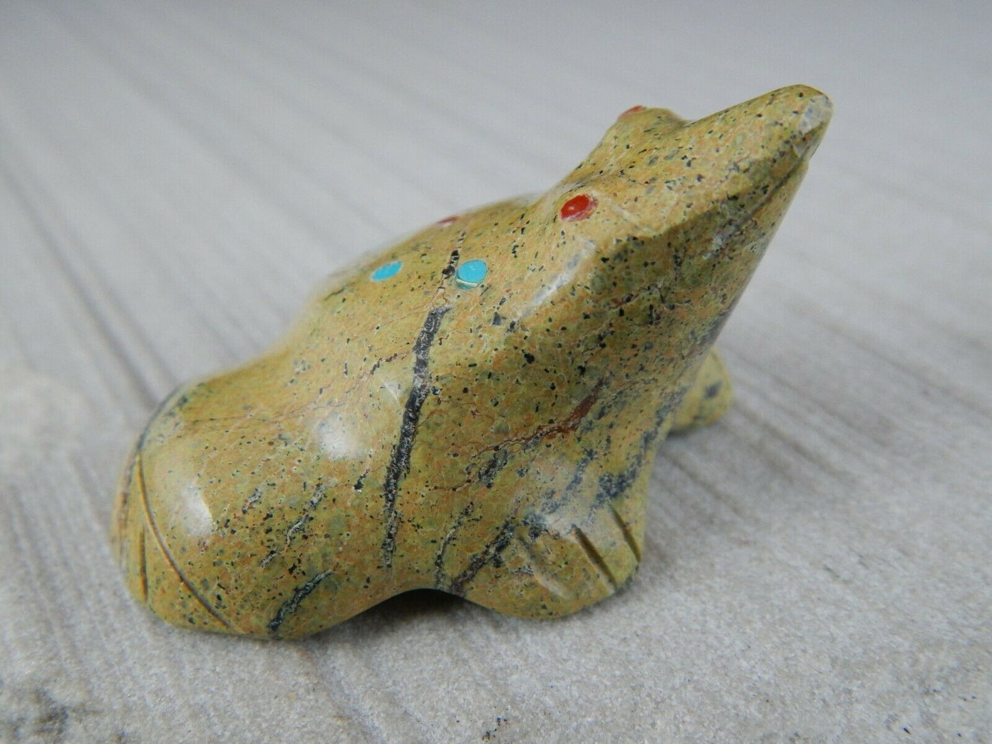 Frog Zuni Fetish Carving - Lena Boone - High Lonesome Trading