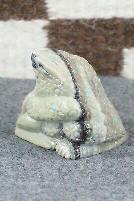 Frog Zuni Fetish Carving - Shanice Hattie - High Lonesome Trading