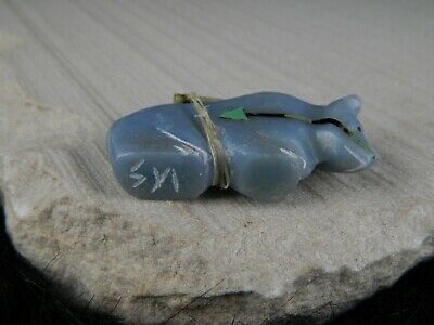 Bear Zuni Fetish Carving - Steve Natochu - High Lonesome Trading