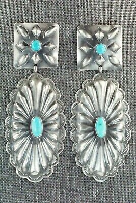 Turquoise & Sterling Silver Earrings - Rita Lee