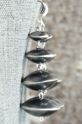 Sterling Silver Navajo Pearl Earrings - Preston Haley