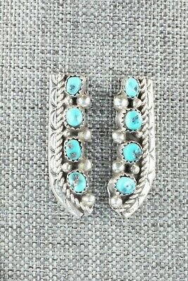 Turquoise & Sterling Silver Necklace and Earrings - Darlene Begay