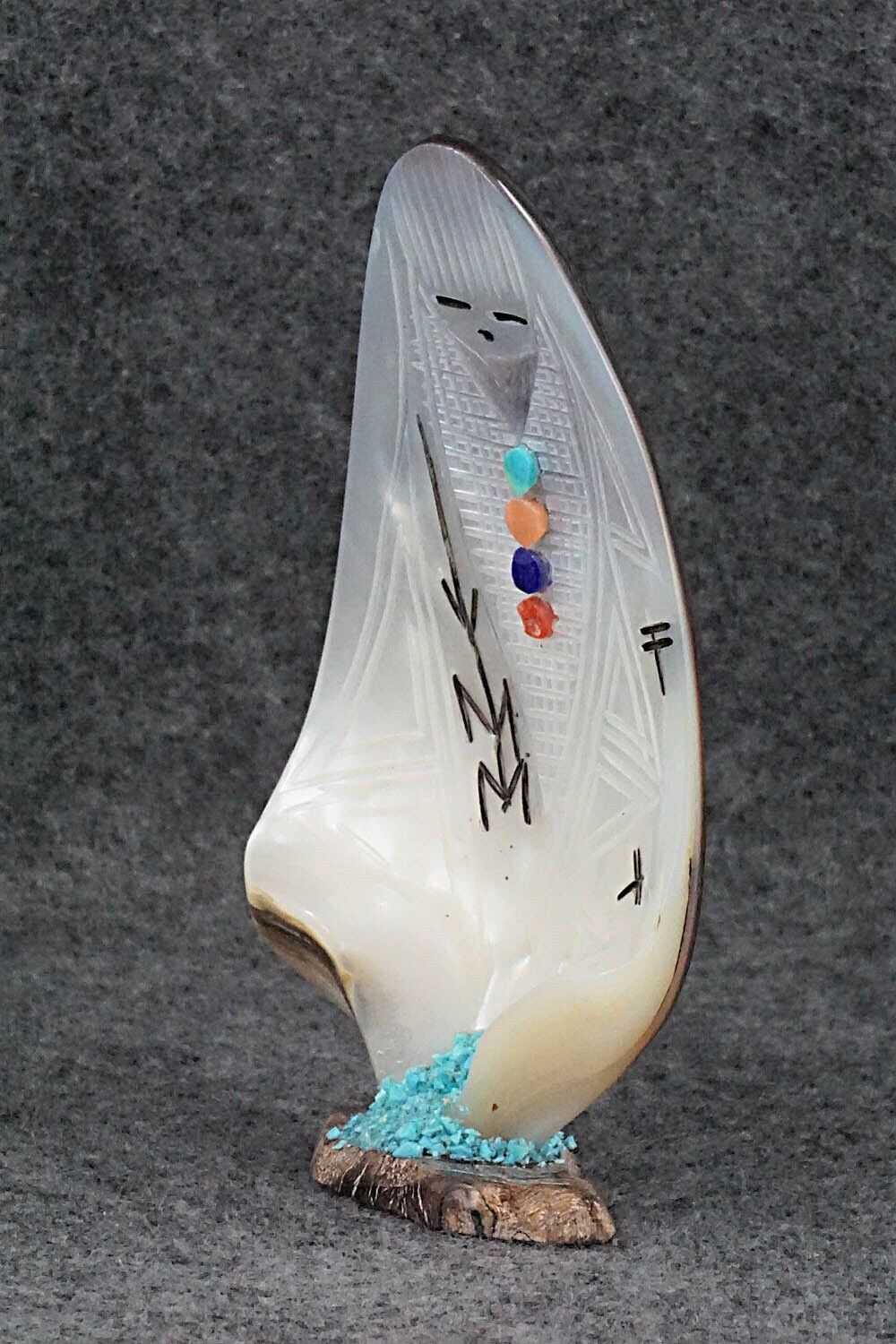 Corn Maiden Zuni Fetish Carving - Gloria Chattin