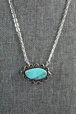 Turquoise & Sterling Silver Necklace - Sharon McCarthy