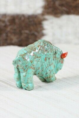 Buffalo Zuni Fetish Carving - Andres Quandelacy