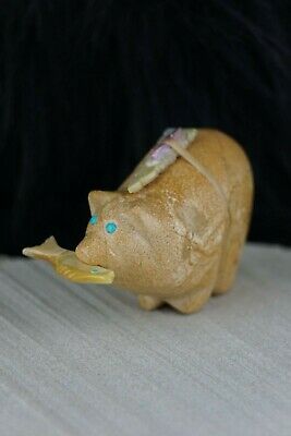 Bear Zuni Fetish Carving - Delvin Leekya - High Lonesome Trading