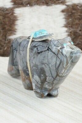 Wolf Zuni Fetish Carving - Delvin Leekya