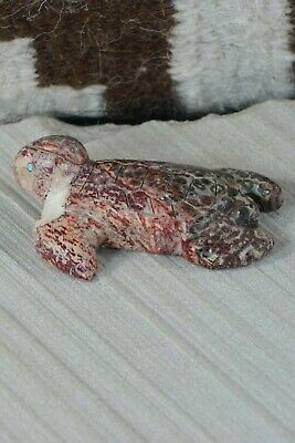 Turtle Zuni Fetish Carving - Kenric Laiwakete - High Lonesome Trading