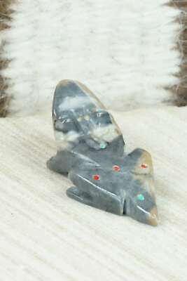 Frog Zuni Fetish Carving - Todd Lowsayatee