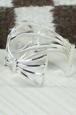 Turquoise & Sterling Silver Bracelet - Raymond Delgarito - High Lonesome Trading
