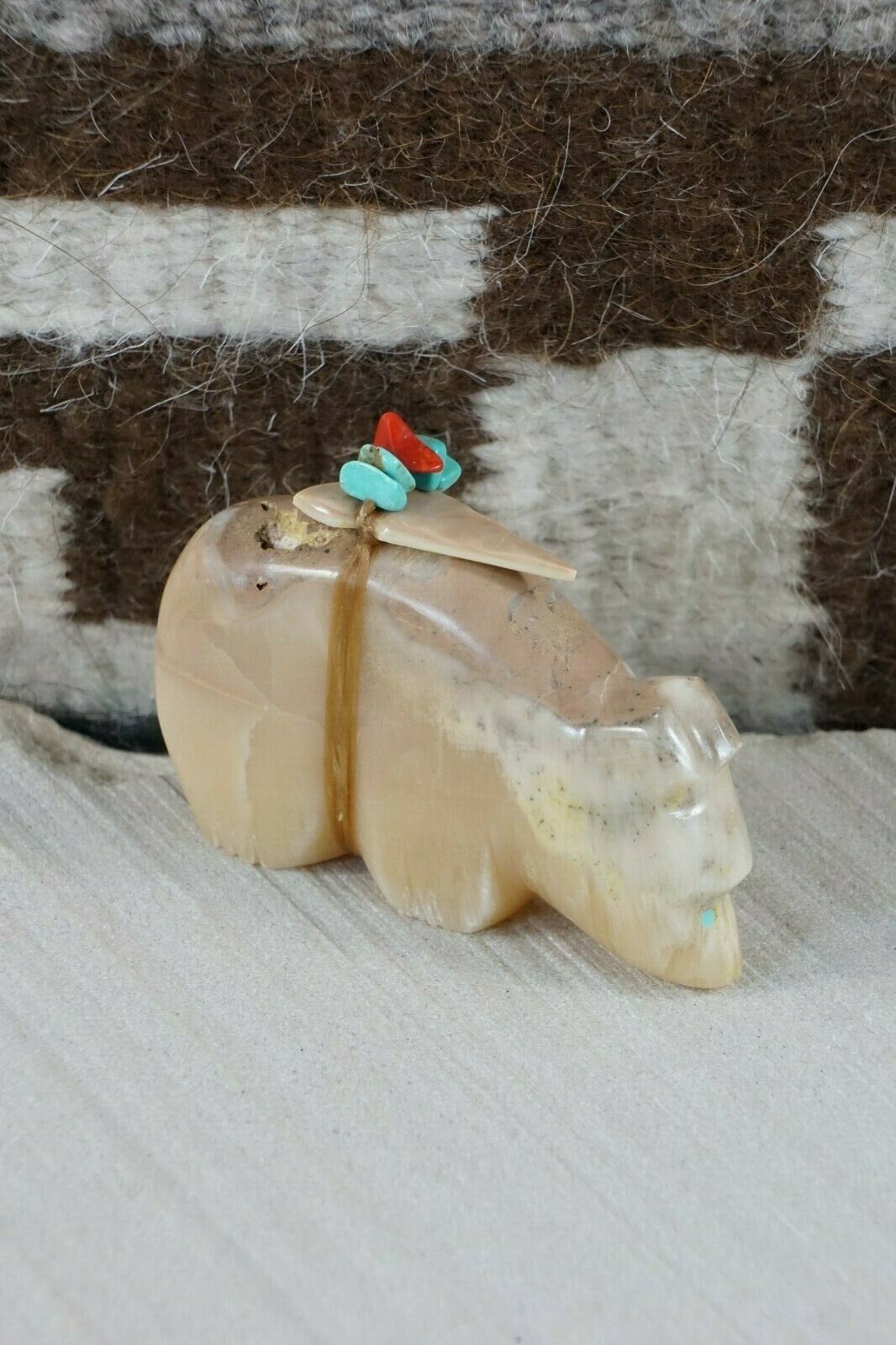 Bear Zuni Fetish Carving - Lena Boone - High Lonesome Trading