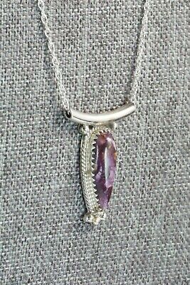 Spiny Oyster & Sterling Silver Necklace - Sharon McCarthy