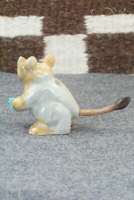 Mouse Zuni Fetish Carving - Enrike Leekya