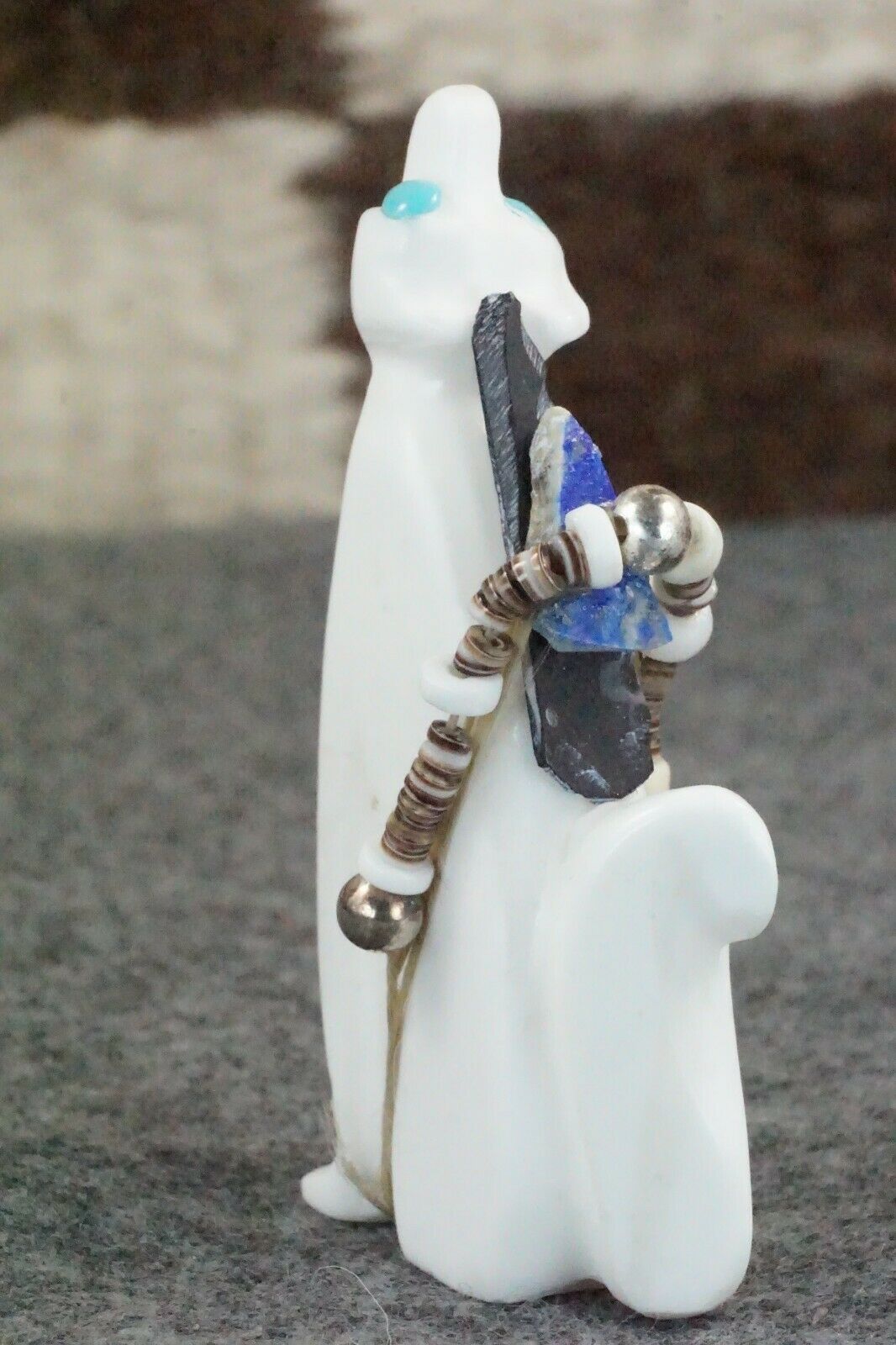 Wolf Zuni Fetish Carving - Lance Deysee