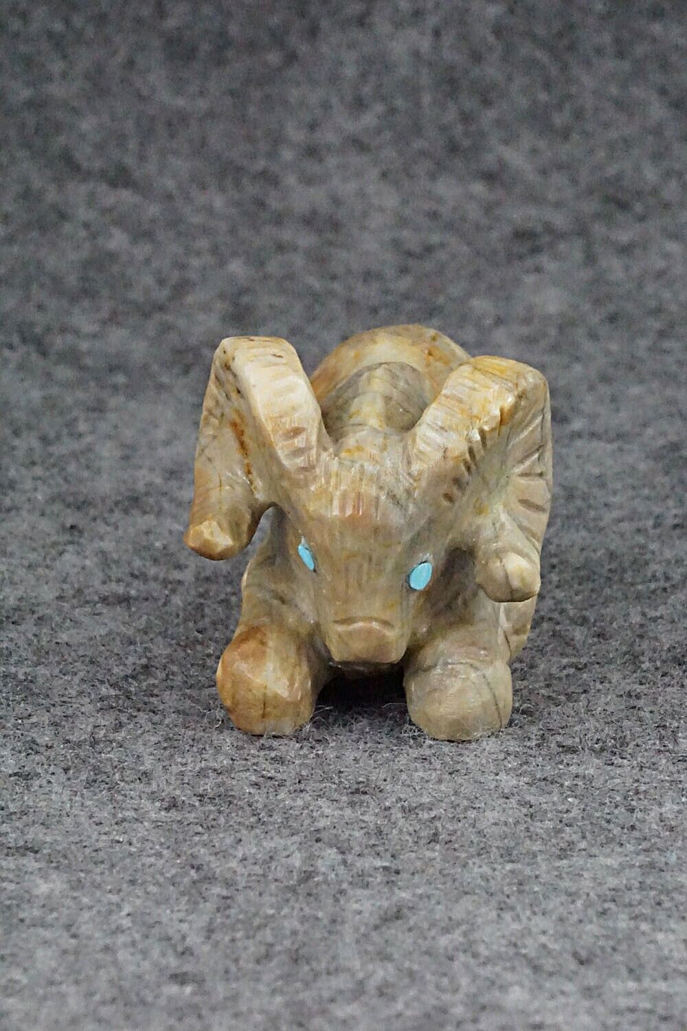 Ram Zuni Fetish Carving - Wilfred Cheama