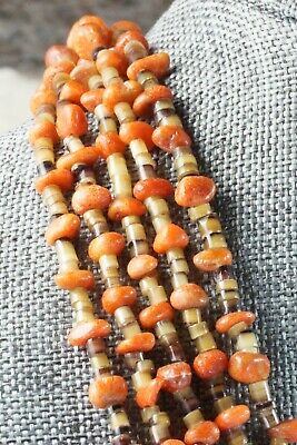 Coral & Heishi Sterling Silver Necklace - Irene Lovato