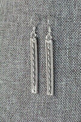 Navajo Sterling Silver Earrings - Caroline Tsosie