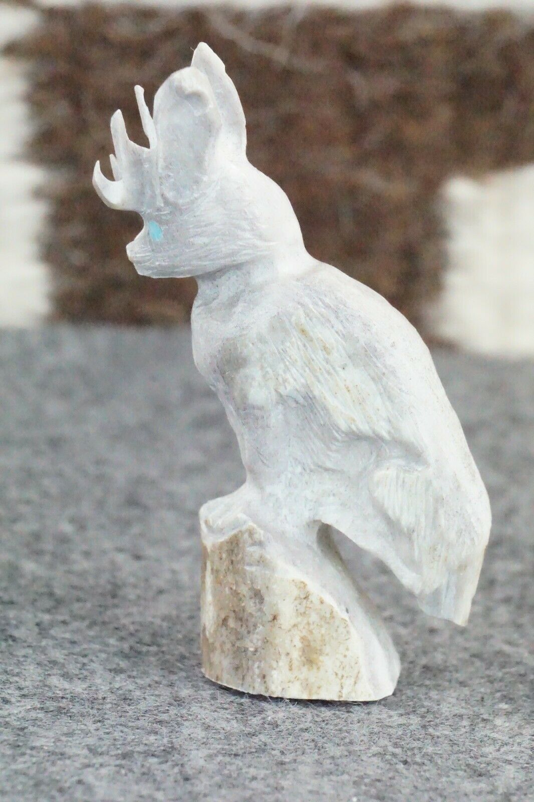 Jackalope Zuni Fetish Carving - Chris Peina - High Lonesome Trading