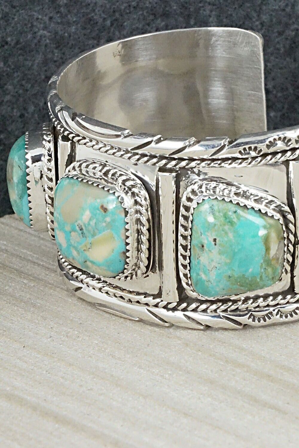 Turquoise & Sterling Silver Bracelet - Jimmy Garcia Jr.