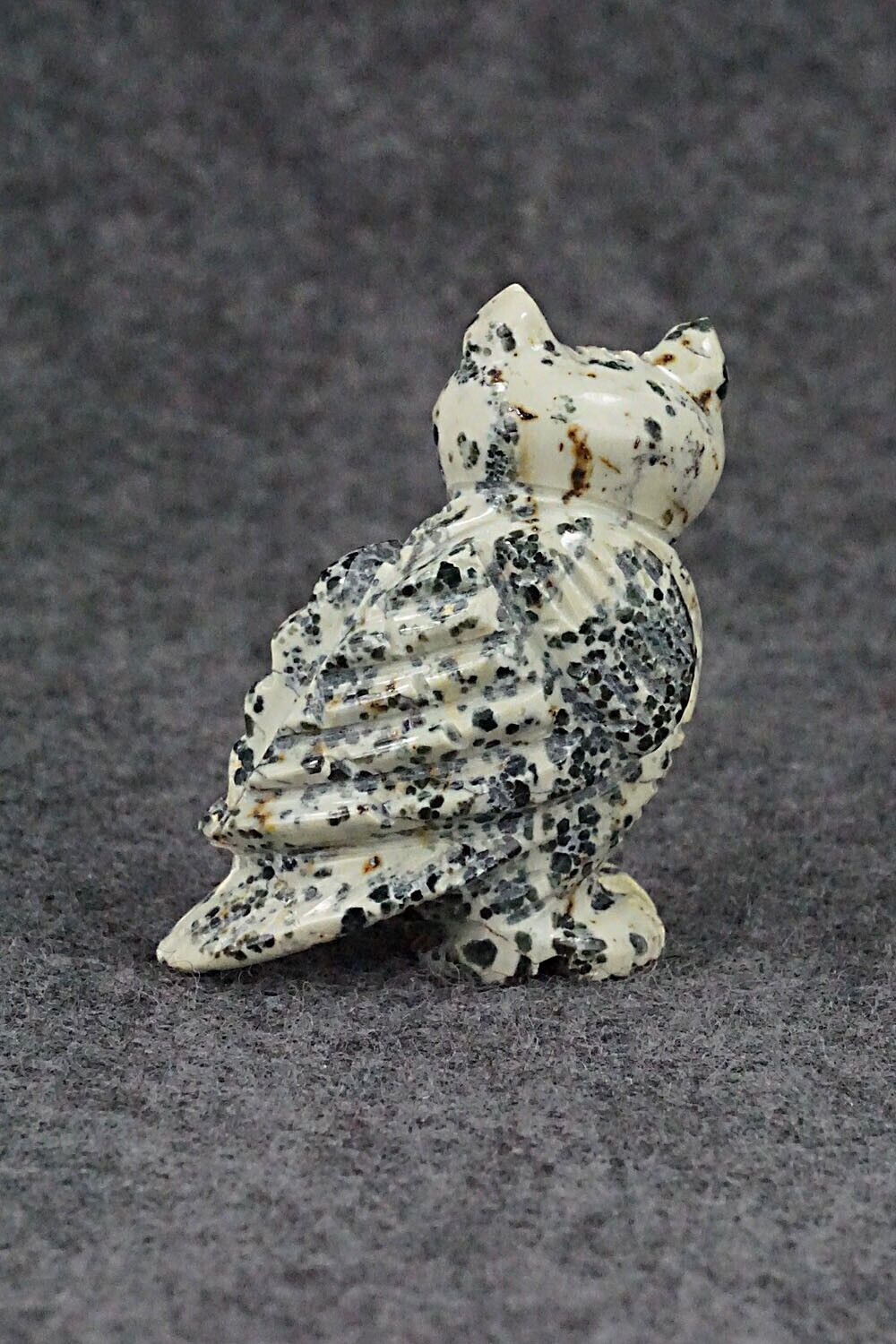 Owl Navajo Fetish Carving - Albert Livingston