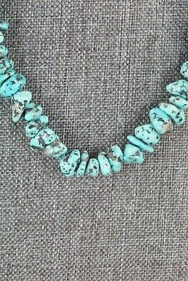 Turquoise & Sterling Silver Necklace - Louise Joe