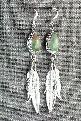 Turquoise & Sterling Silver Earrings - Judy Largo
