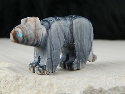 Mountain Lion Zuni Fetish Carving - Cameron Nastacio - High Lonesome Trading