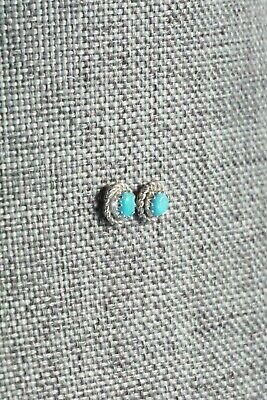 Turquoise & Sterling Silver Earrings - Sylvia Chee