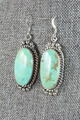 Turquoise & Sterling Silver Earrings - Greg Yazzie