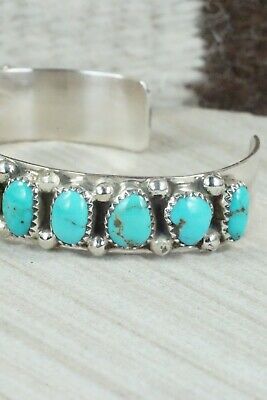 Turquoise & Sterling Silver Bracelet - Darlene Begay