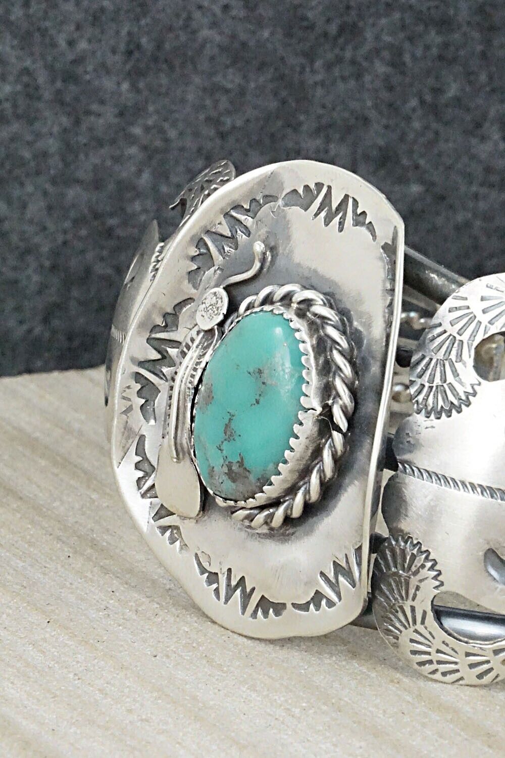 Turquoise & Sterling Silver Bracelet - Tim Yazzie