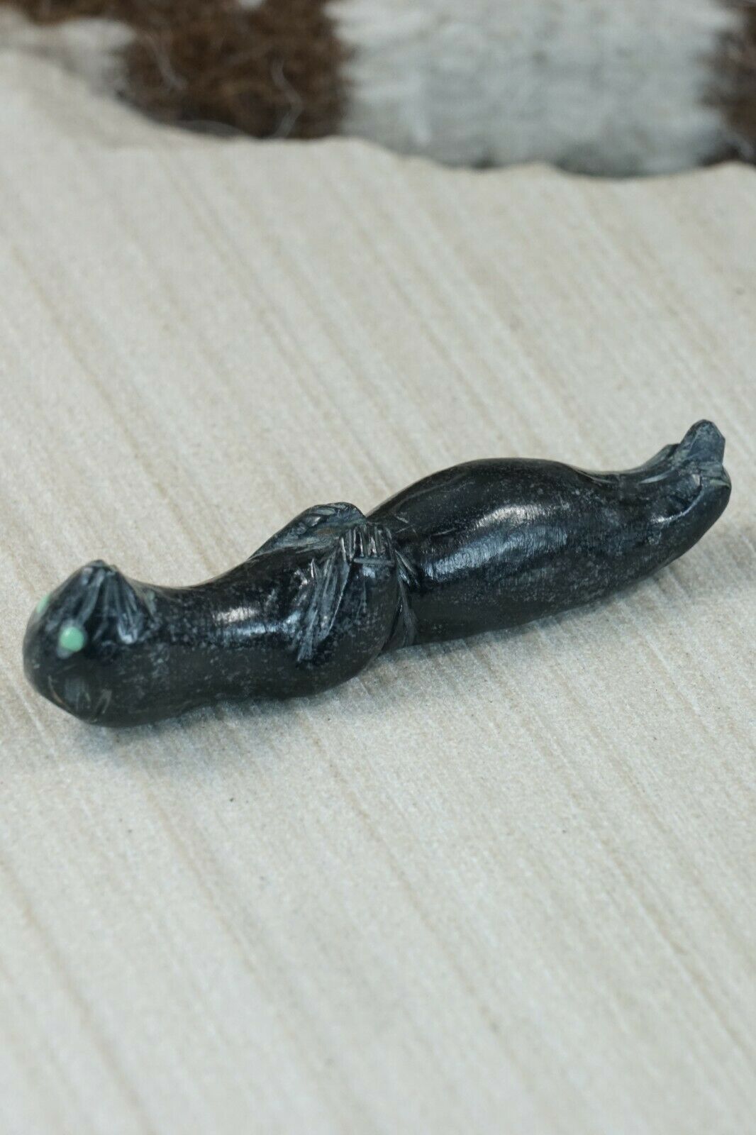 Otter Zuni Fetish Carving - Jonas Hastito