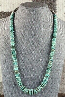 Turquoise & Sterling Silver Necklace - Navajo