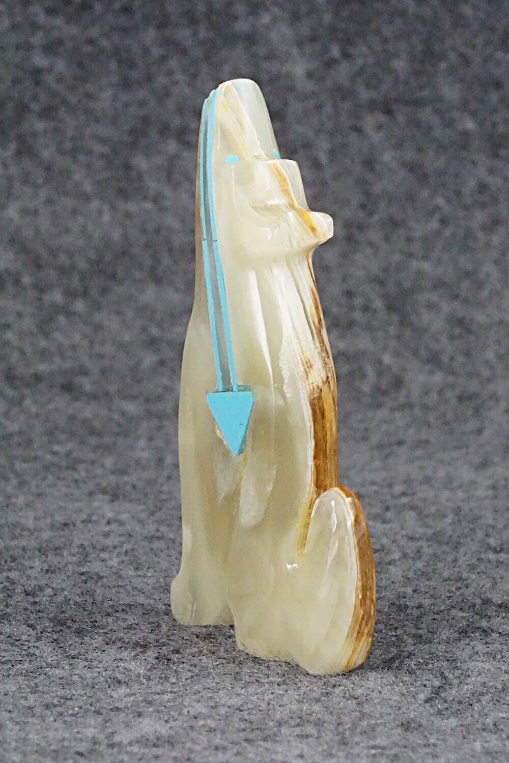Coyote Zuni Fetish Carving - Rodney Laiwakete