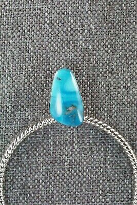 Turquoise & Sterling Silver Earrings - Annie Spencer - High Lonesome Trading